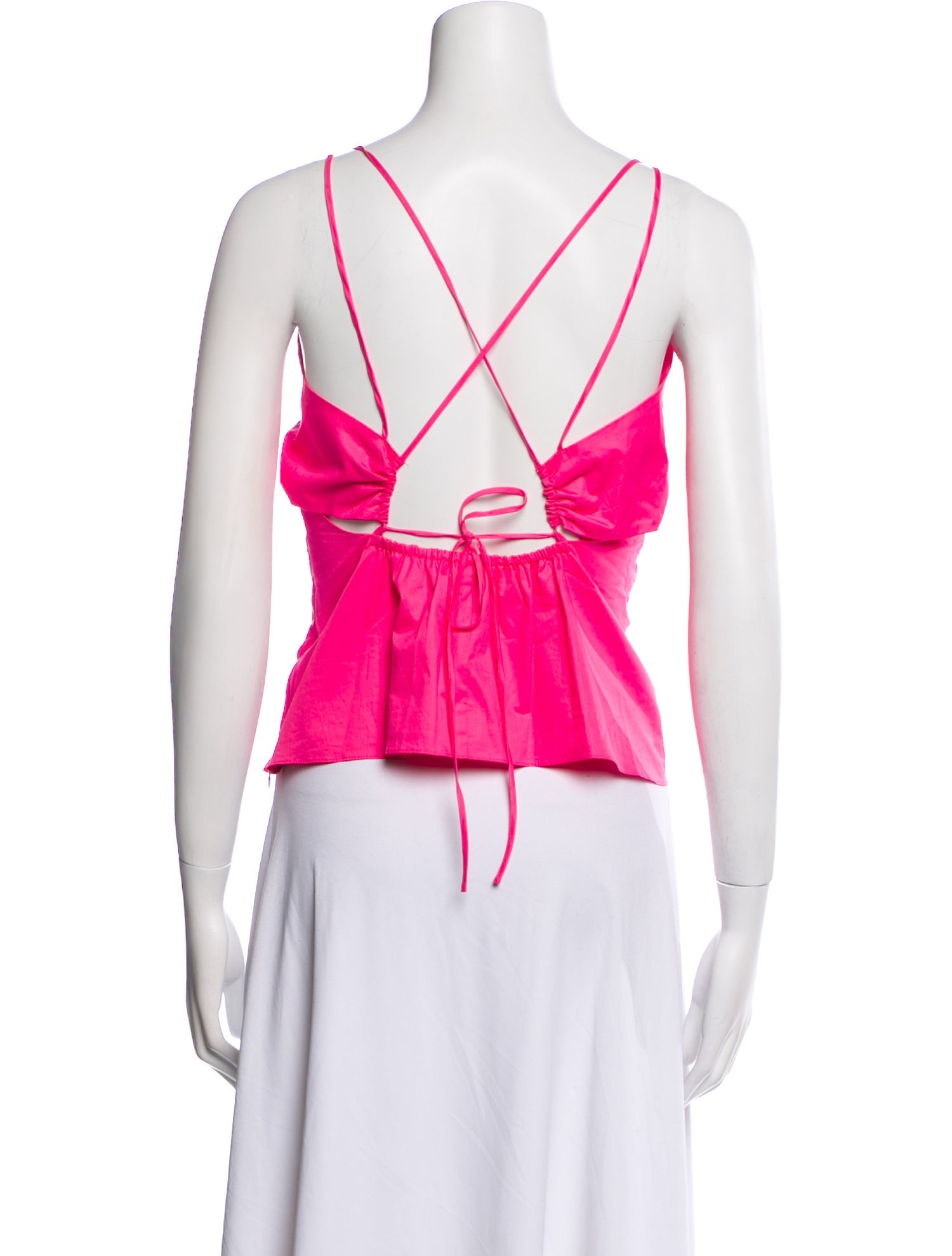 FRAME Square Neckline Sleeveless Top